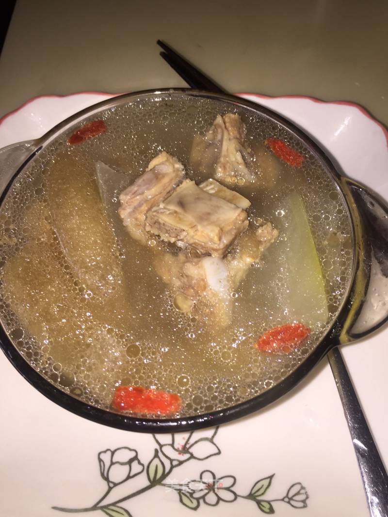 Winter Melon and Bamboo Sun Pork Rib Soup recipe