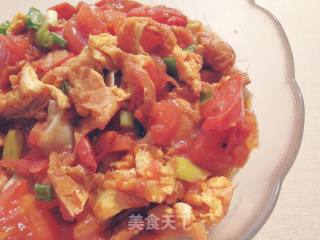 Tomato and Egg Dry Noodles recipe