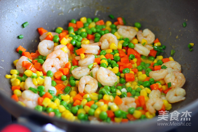 Three-color Shrimp recipe