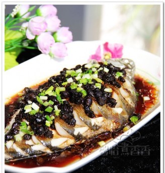 Steamed Fish with Tempeh recipe