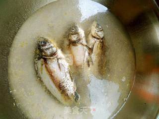 Fresh Oyster Mushroom and Crucian Carp Soup recipe
