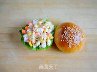 【shrimp Salad Burger】--- Bring A Happy Breakfast for Children recipe