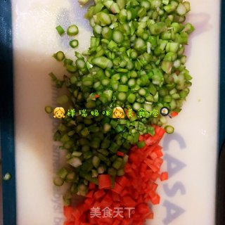 [xiangrui Baby Dining Table] Fried Rice with Asparagus, Carrot and Egg recipe