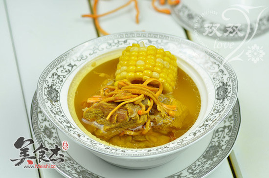 Cordyceps Flower Pork Ribs Soup recipe