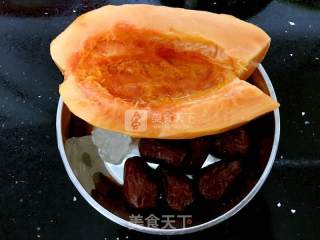 Papaya Stew with Milk recipe