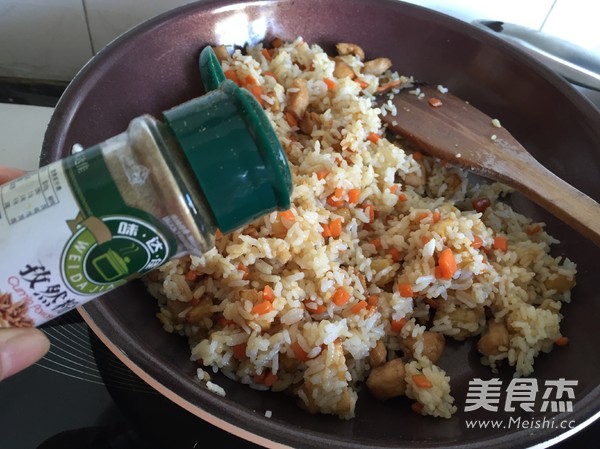 Potato Chicken Fried Rice recipe