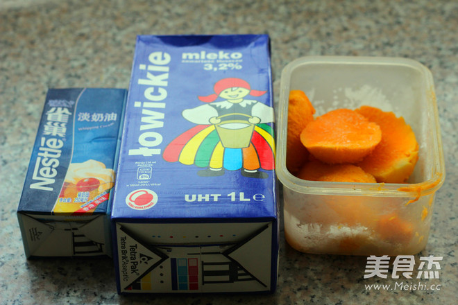 Chocolate Cream Mango Ice recipe