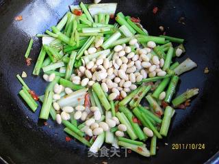 Stir-fried Soybeans with Chopped Pepper and Celery recipe