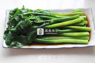 Boiled Chinese Kale recipe