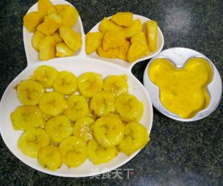 Roasted Banana Baked Bun recipe