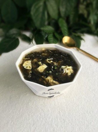 Egg Seaweed Soup recipe