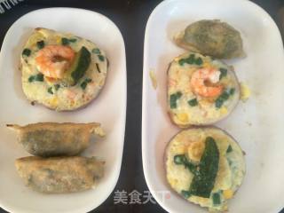 Onion Shrimp Egg Rice recipe