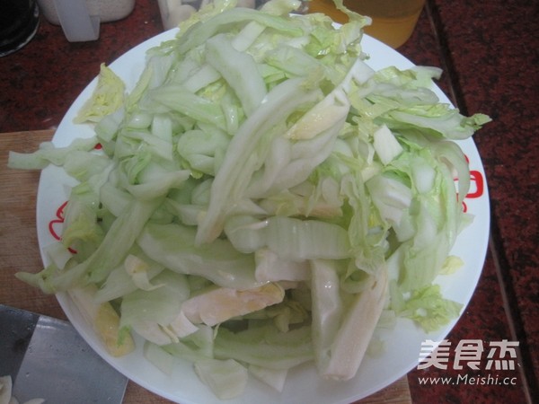 Stir-fried Ham with Silken Head recipe