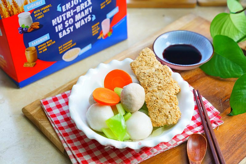 Double Vegetable Meatball Cereal recipe