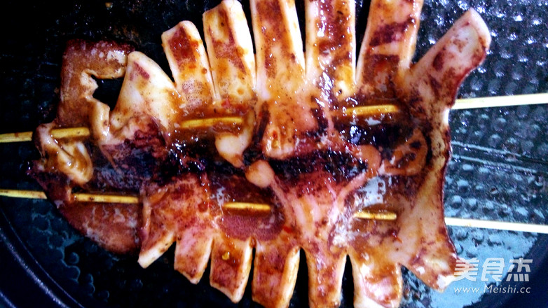 Dalian Grilled Squid on Iron Plate recipe