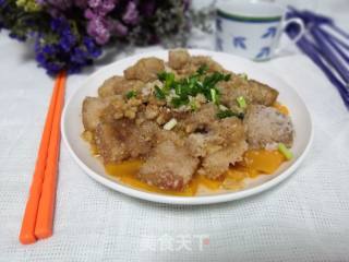 Pumpkin Steamed Pork recipe