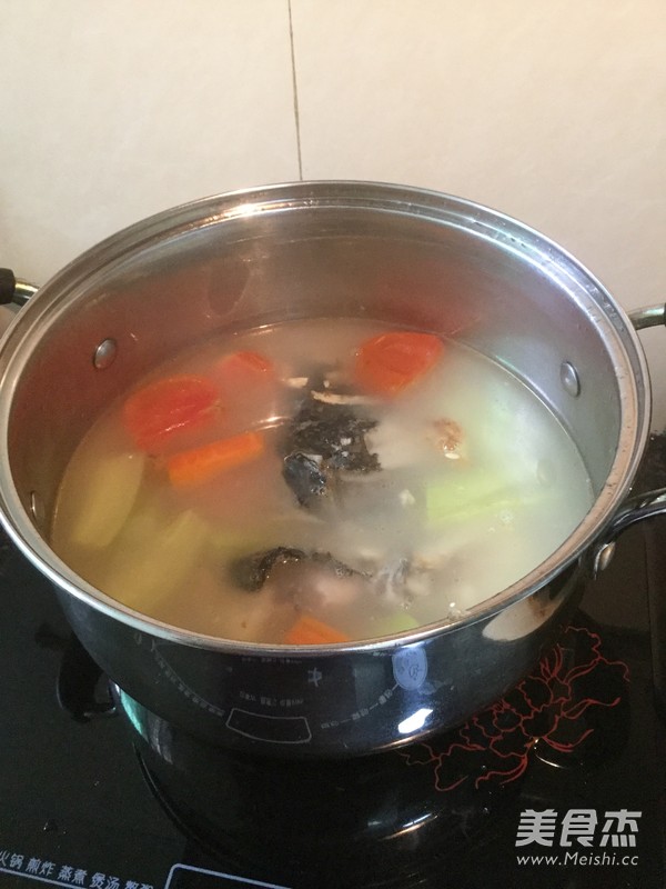 Mixed Vegetable Fish Head Soup recipe