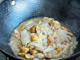 Braised Cabbage with Chestnuts recipe