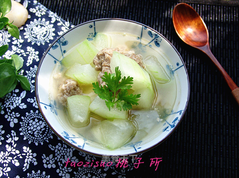 Winter Melon Boiled Meatballs recipe