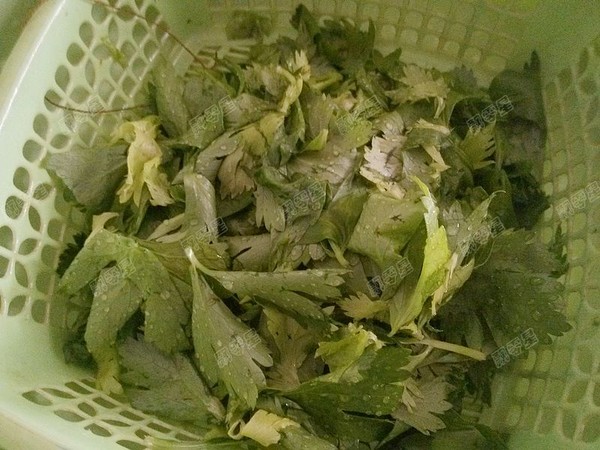 Celery Leaf Salad recipe