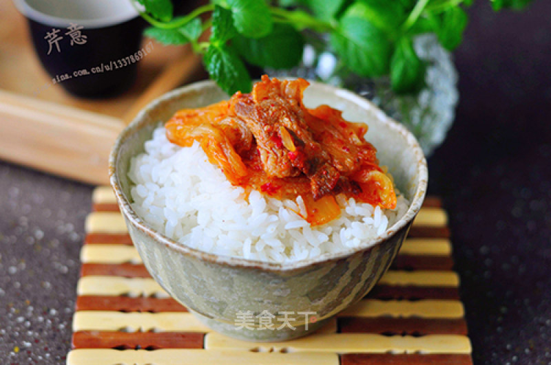 Stir-fried Pork Belly with Spicy Cabbage recipe