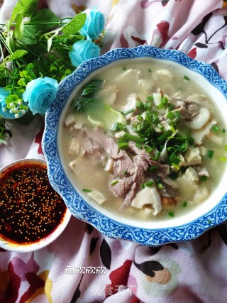 Mushroom Pork Soup recipe