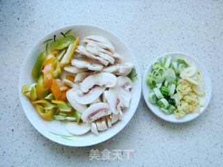 Stir-fried Shredded Pork with Mushroom recipe