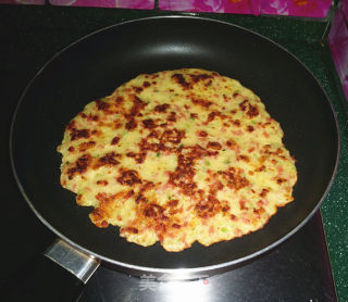 Watermelon Rind Ham Quiche recipe