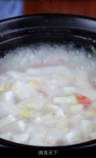 Fish Cake Fresh Rice Porridge recipe