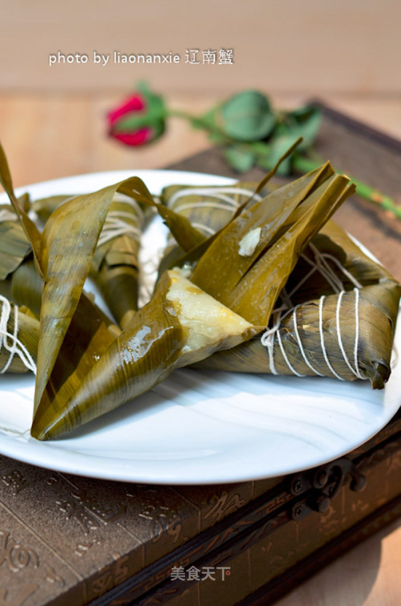 Sweet Corn Dumplings with Peas