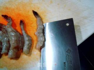 Combination of Chinese and Western "golden Prawns" recipe