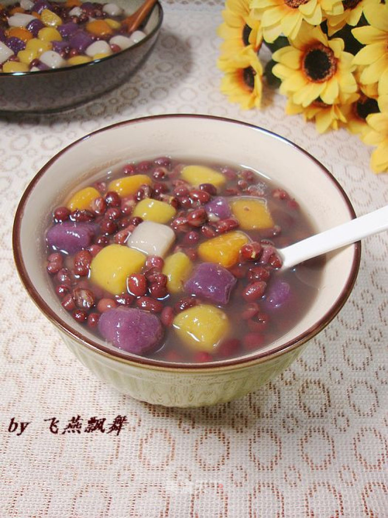 Taiwanese Snacks that are Popular in The Streets and Alleys ------- [red Bean Taro Balls] recipe