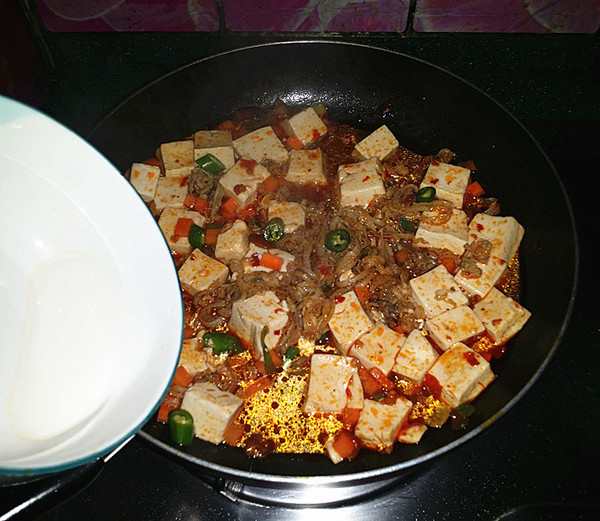 Stewed Tofu with Scallops recipe