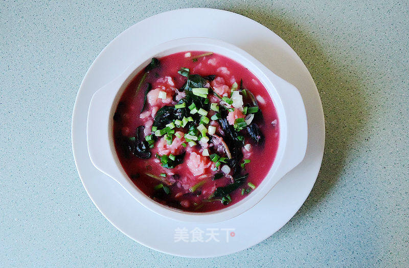Shrimp and Amaranth Gnocchi Soup recipe