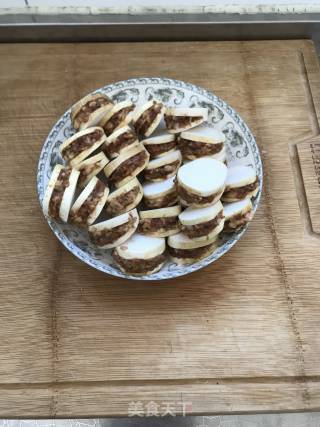 Fried Stuffed King Pleurotus recipe