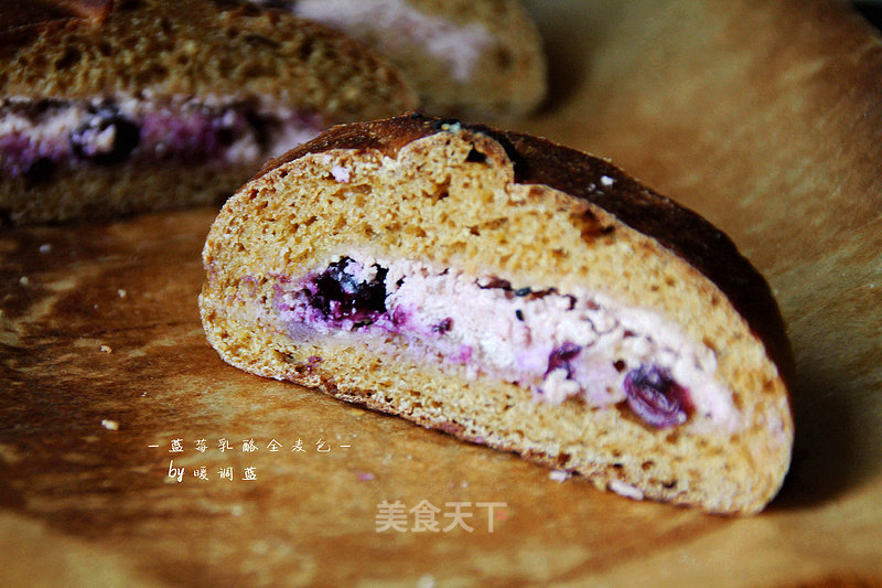 [blueberry Cheese Whole Wheat Bread]