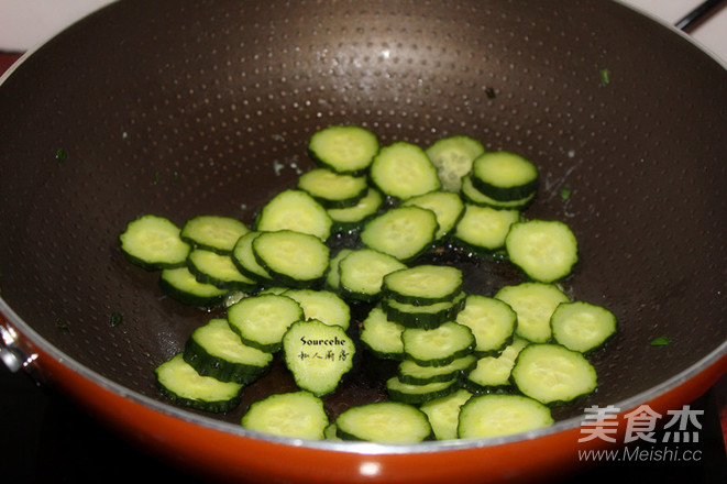 Cucumber Scrambled Eggs recipe