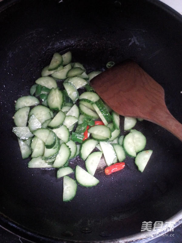 Cucumber Stir-fry recipe