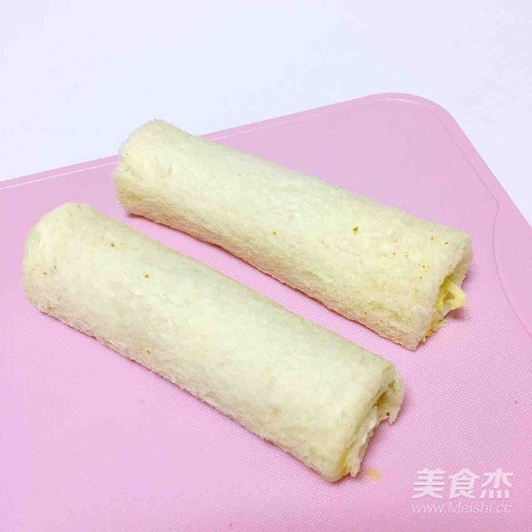 Baby Food Supplement Cheese Toast Rolls recipe