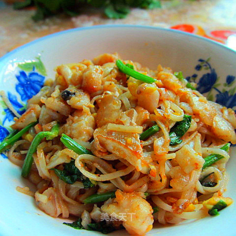 Fried Noodles with Fish Fragrant recipe