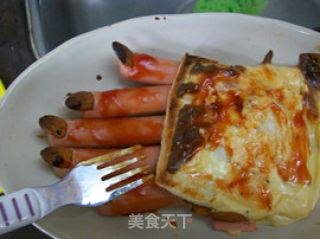 Halloween Breakfast＠＠do You Dare to Eat Such A Weird Breakfast~~sausage Fingers recipe