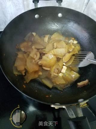 Stir-fried Winter Melon Mushroom with Soy Sauce recipe