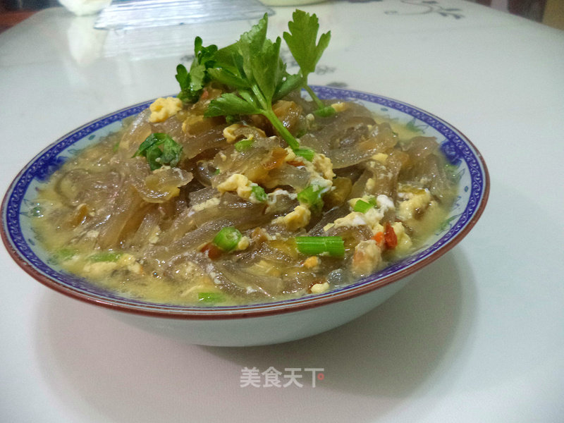 Hot and Sour Egg Vermicelli recipe