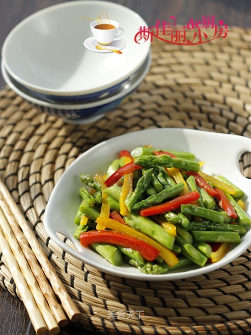 Stir-fried Asparagus with Bell Peppers