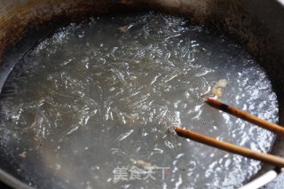 Boiled Vermicelli with Oil Residue recipe