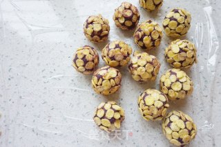 Corn Chips Purple Sweet Potato Balls recipe