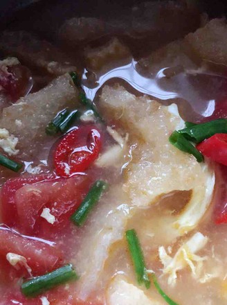 Pork Skin Hot and Sour Soup recipe