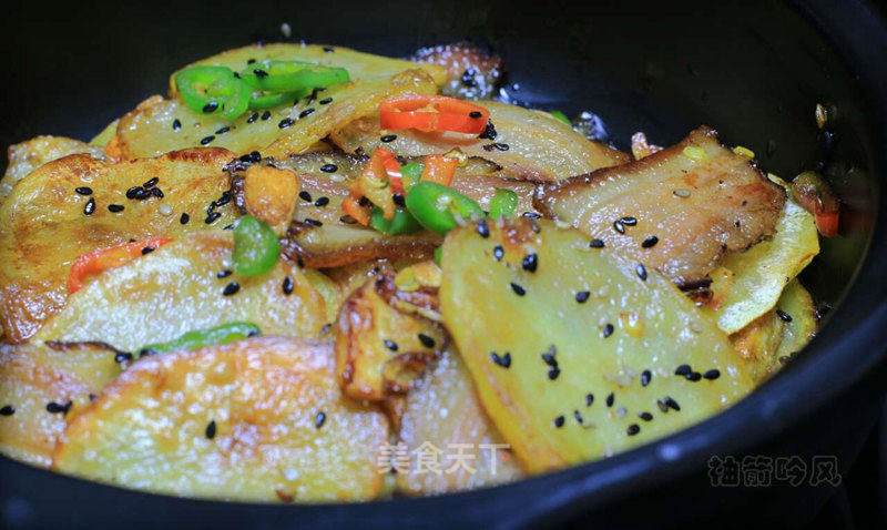 Potato Bacon Claypot recipe