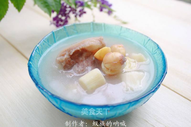 Fresh Lotus and Yam Pork Bone Soup recipe