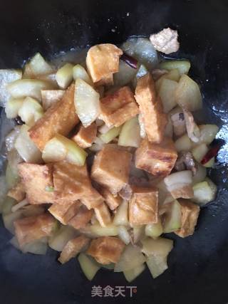 Stewed Winter Melon with Oily Tofu recipe